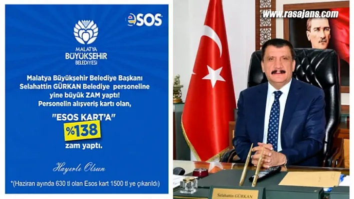 Başkan Gürkan Belediye Personellerini Yine Unutmadı