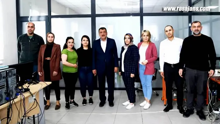 Başkan Gürkan'dan Çağrı Merkezine Ziyaret
