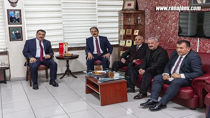 Başkan Gürkan'dan ESOB Başkanı Şevket Keskin'e Ziyaret