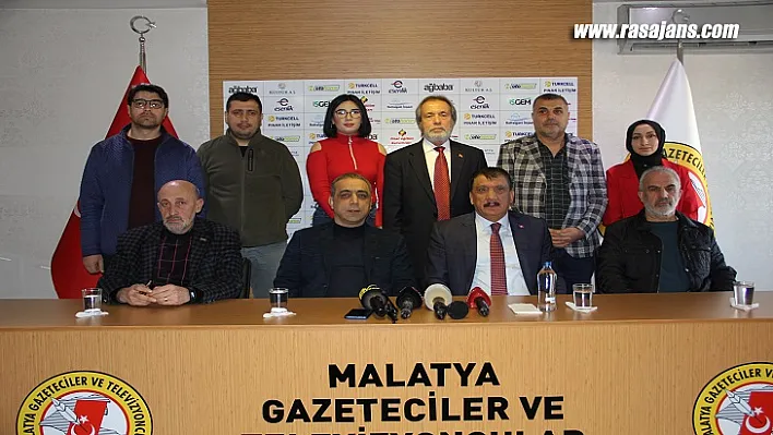 Başkan Gürkan'dan Malatya Gazeteciler Ve Televizyoncular Cemiyetine Ziyaret