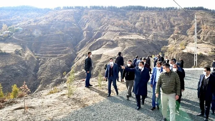 Başkan Gürkan, Pütürge Yatırımlarını İnceledi