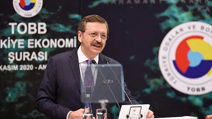 Başkan Hisarcıklıoğlu TOBB Türkiye Ekonomi Şurası Konuştu