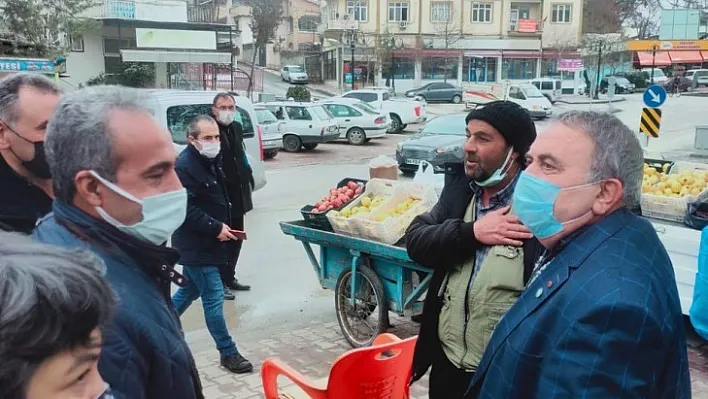 Başkan Özcan Mullakasım ve Gündüzbey Esnafını ziyaret etti.