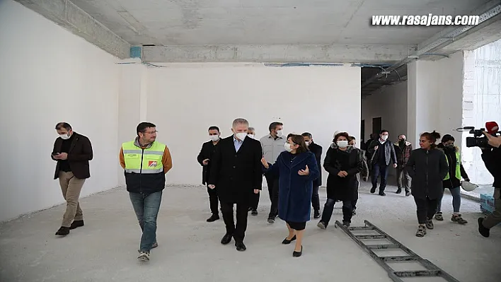 Başkan Şahin Millet Bahçesi Çalışmalarını Yerinde İnceledi