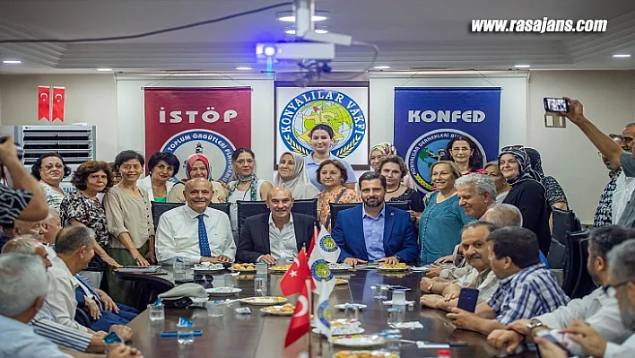 Başkan Soyer'den Konyalılar Kültür ve Yardımlaşma Vakfı'na ziyaret