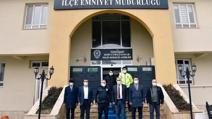 Başkan Zelyurt'tan İlçe Emniyet Müdürüne Ziyaret!