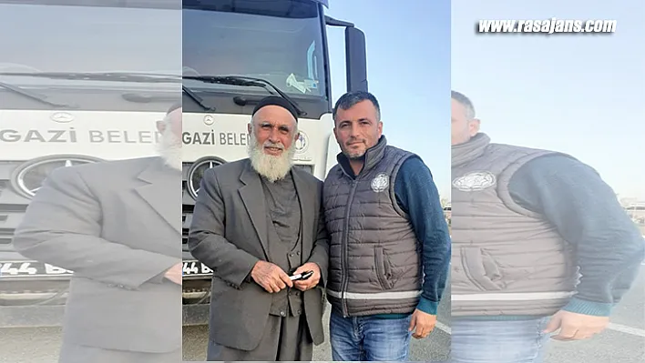 Battalgazi Belediyesi'nde Görevli Şoförden Örnek Davranış