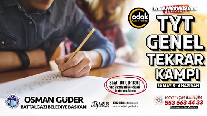 Battalgazi Belediyesi'nden Depremzede Öğrencilere Sınav Desteği