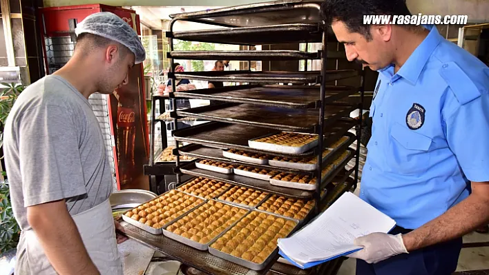 Battalgazi'de Kurban Bayramı Öncesi Tatlıcılara Denetim