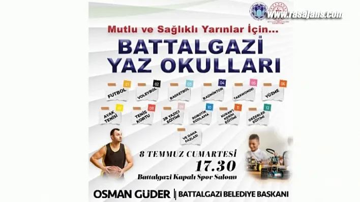 Battalgazi'de Yaz Spor Okulları Başlıyor