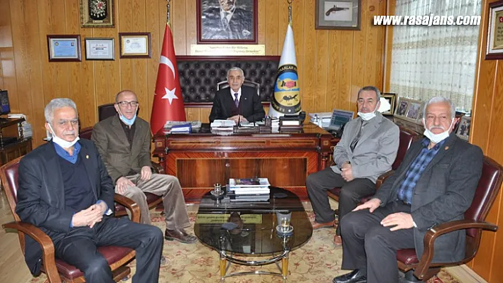 Battalgazi İlçe Seçim Müd. Özdemir'den Başkan Ali Evren'e Ziyaret