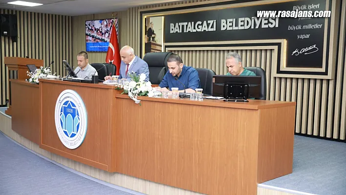 Battalgazi Meclisi Temmuz Ayı Olağan Toplantısı Tamamlandı