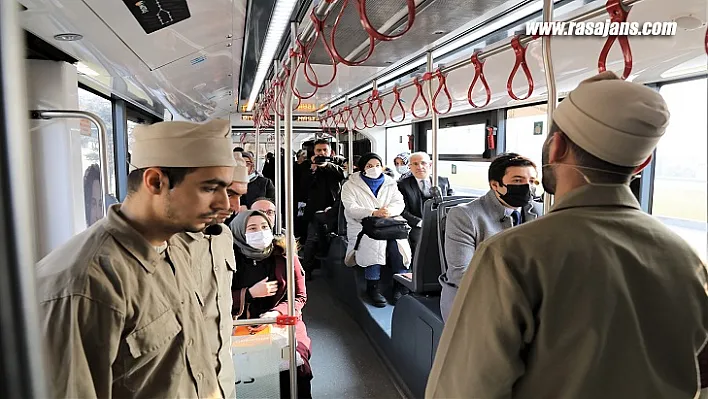Battalgazi'nin Torunları Trambüste Sarıkamış Şehitlerini Andı