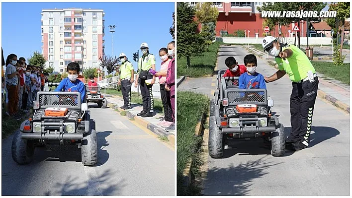 Battalgazi Trafik Eğitim Parkı, Minik Öğrencileri Konuk Etti