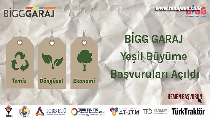 BİGG Garaj Yeşil Büyüme Programı İçin Başvurular Başladı