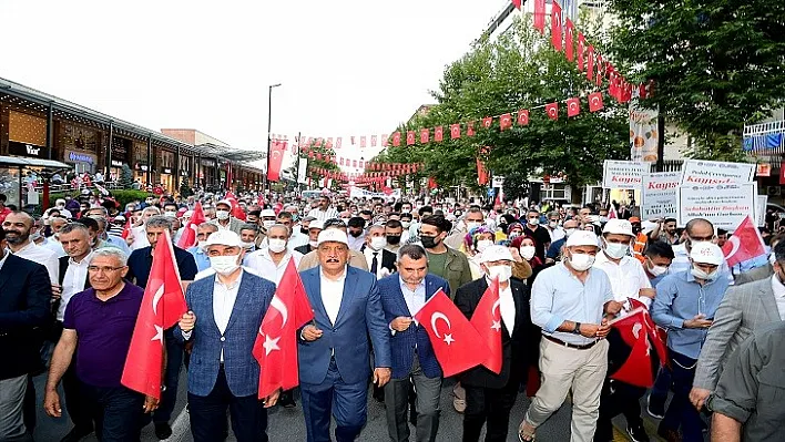 Binlerce Malatyalı Kortej Yürüyüşünde Biraraya Geldi