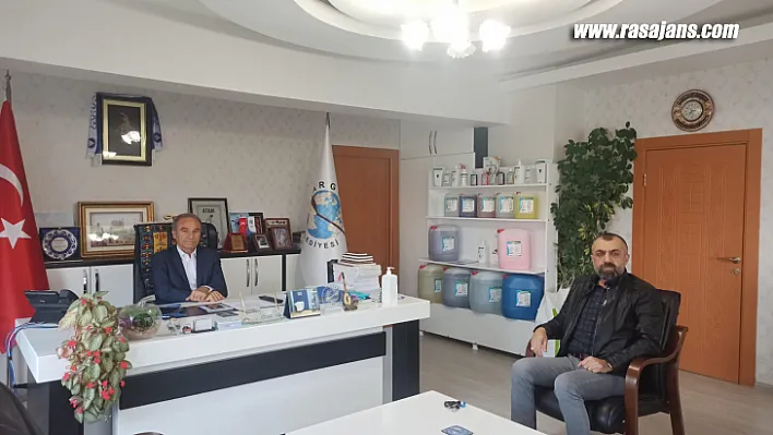 Birlik Başkanı Akın, Başkan Kızıltaş'ı Makamında Ziyaret Etti
