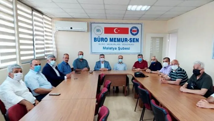 Büro Memur-Sen Malatya Şubesine Önemli Ziyaret