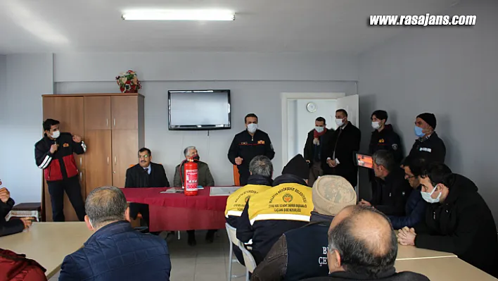 Büyükşehir Belediyesi Personellerine Yangın ve Kurtarma Eğitimi