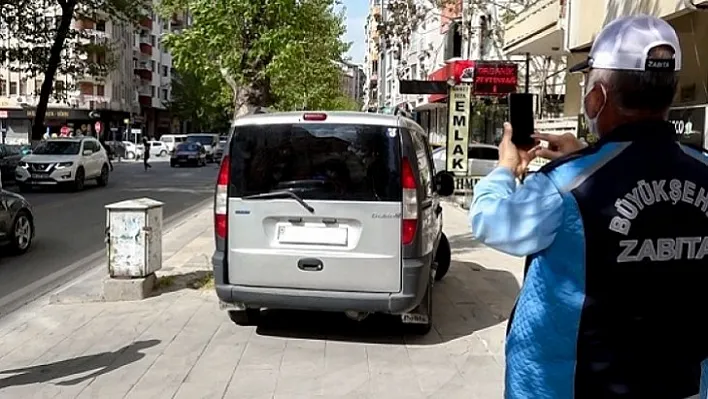 Büyükşehir Belediyesi Zabıta Ekiplerinden Trafik Denetimi