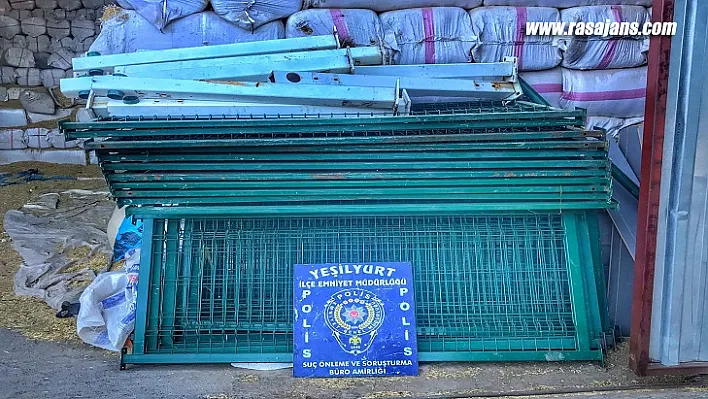 Çit Hırsızları Polisten Kaçamadı