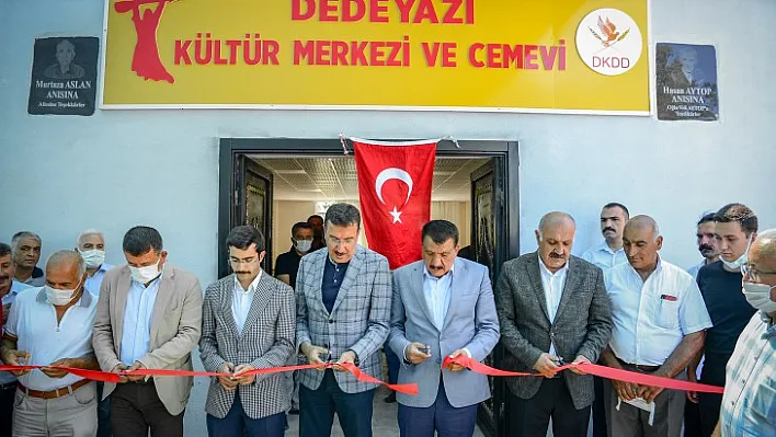 Dedeyazı Kültür Merkezi ve Cemevi Açılışı Yapıldı