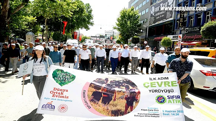 Dünya Çevre Günü 'İlk Adım Çevre Yürüyüşü' ile Kutlandı