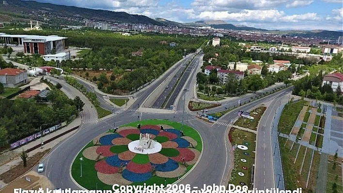 Elazığ kısıtlamanın son gününde havadan görüntülendi