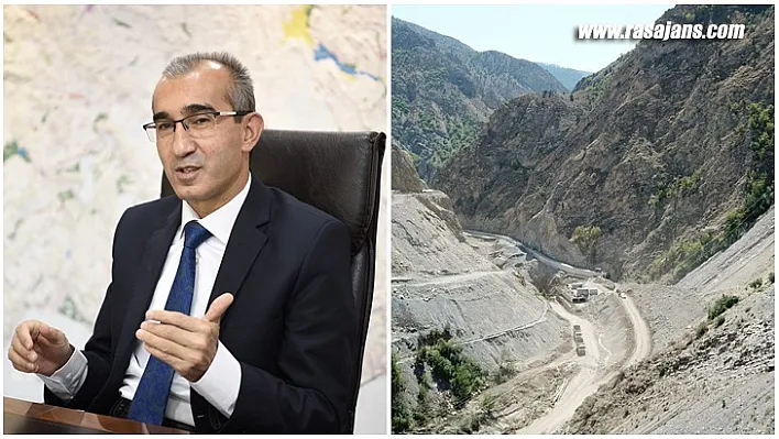 Erzurum Uzundere Barajı'nda  Çalışmalar Aralıksız Devam Ediyor
