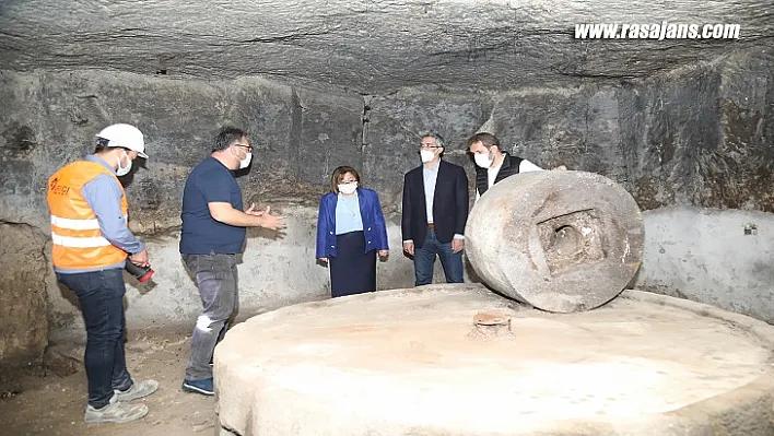 Gaziantep Büyükşehir Tarihi Tabak Hamamı'nı Hizmete Açmak İçin Düğmeye Bastı!