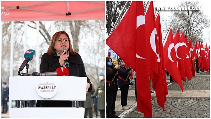 Gaziantep'e Gazilik Unvanı Verilmesinin 101. Yıl Dönümü Kutlandı