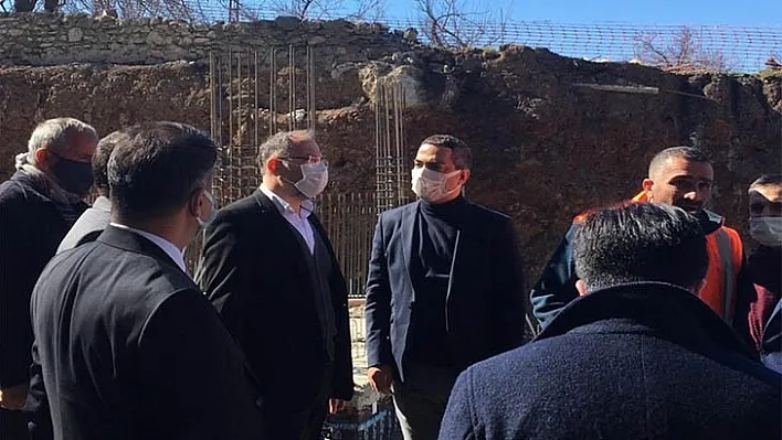 Genel Müdürler Doğanyol'daki Kentsel Dönüşümü Yerinde İnceledi