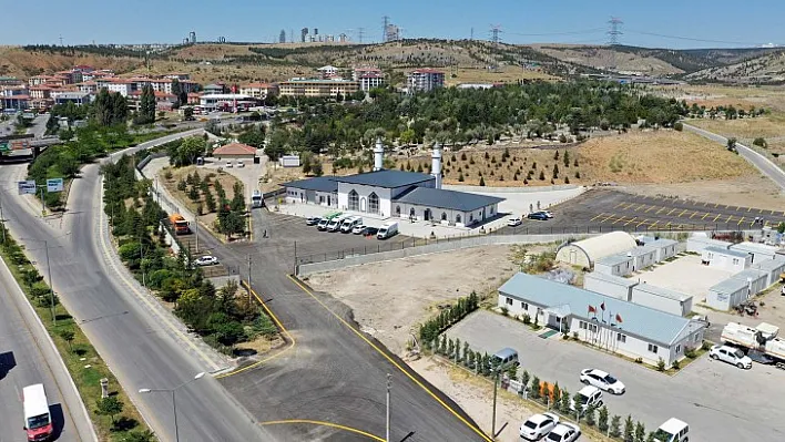 Gölbaşı Mezarlığı Hizmet Binası'nda Yenileme Çalışmaları Tamamlandı