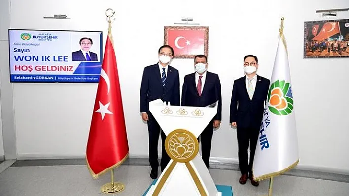 Güney Kore Büyükelçisi Won Ik Lee'den Başkan Gürkan'a Ziyaret