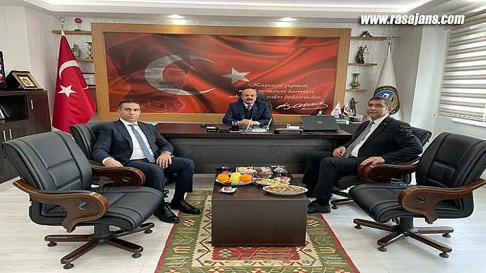 Halkbank Bölge Koordinatörü Koramaz'dan TESKOMB Bölge Başkanı Bayram'a Ziyaret