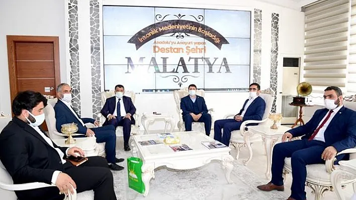 Hüda-Par Malatya İl Başkanı Dönmezer'den Başkan Gürkan'a Ziyaret