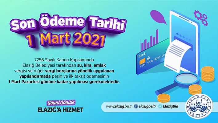 İlk Taksit Ödeme Süresi 1 Mart'ta Doluyor