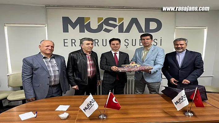 İranlı İş İnsanları MÜSİAD Erzurum Üyeleri İle Ticari Görüşme Yaptı