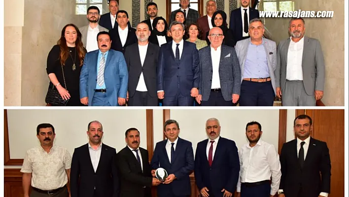 İş Adamları Derneklerinden Vali Şahin'e Ziyaret