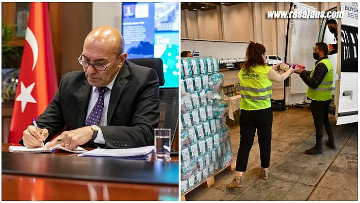 İzmir Büyükşehir Belediyesi'nin Kara Kış Desteği Sürüyor