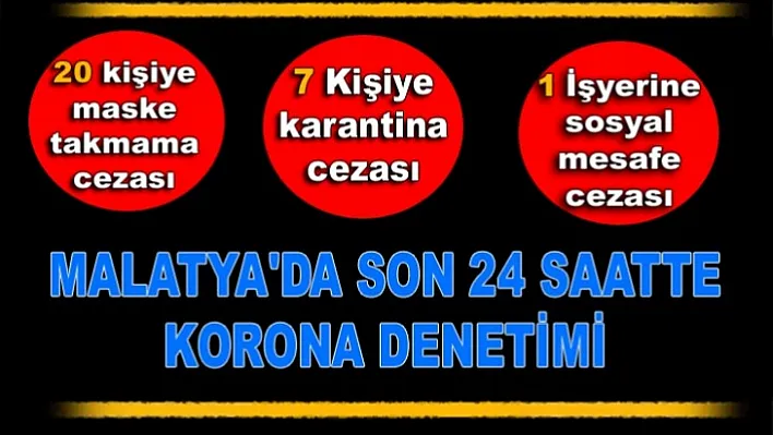 Karantina Kuralına Uymayan 7 Kişiye İşlem