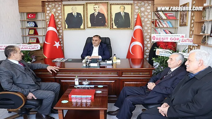 Keskin'den MHP İl Başkanı Gök'e hayırlı olsun ziyareti