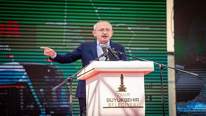 Kılıçdaroğlu Çiğli Tramvayı'nın temelini attı, Buca metrosunun müjdesini verdi