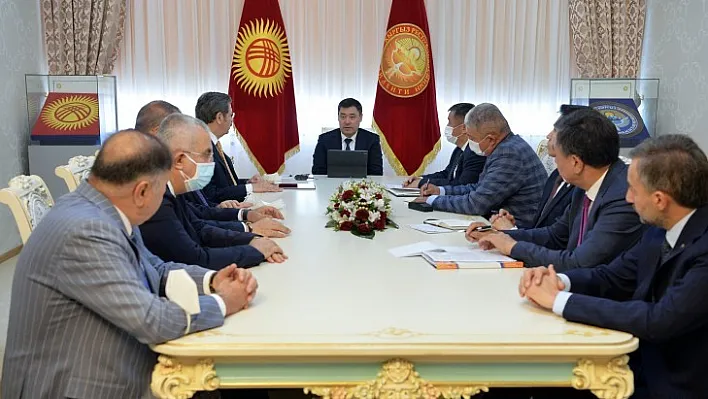 Kırgızistan Cumhurbaşkanı Caparov TOBB Başkanı Hisarcıklıoğlu'nu Kabul Etti