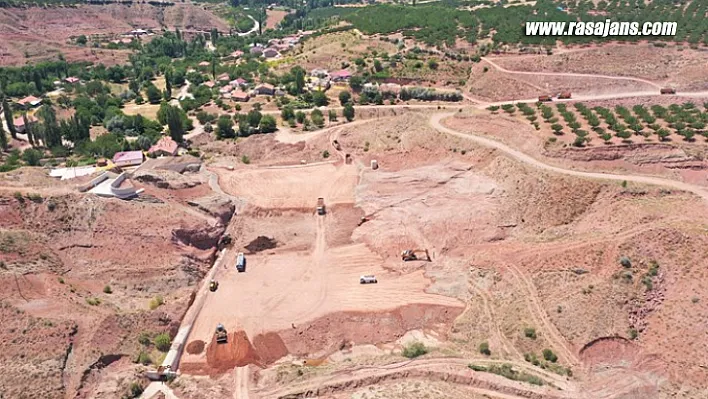 Kuluncak Karaçayır Barajı'nda Çalışmalar Aralıksız Devam Ediyor