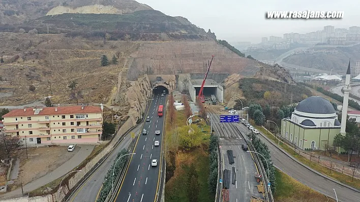 Kuzey Ankara Tüneli'ndeki Çalışmaların İlk Etabı Tamamlanıyor