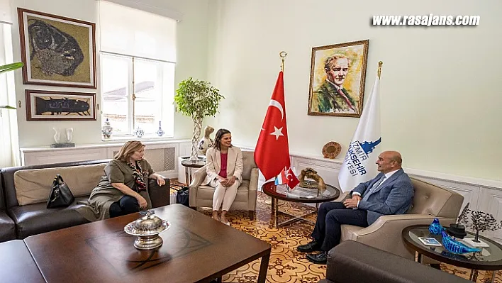 Lüksemburg Büyükelçisi Başkan Soyer'i ziyaret etti
