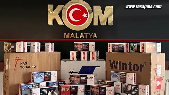 Malatya'da Büyük Kaçakçılık Operasyonu: Binlerce Makaron Ele Geçirildi