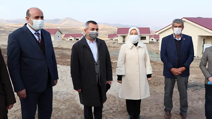 Malatya'da kırsal mahallelerde deprem konutları yükseliyor