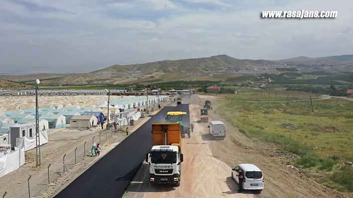 Malatya'da yol çalışmaları devam ediyor